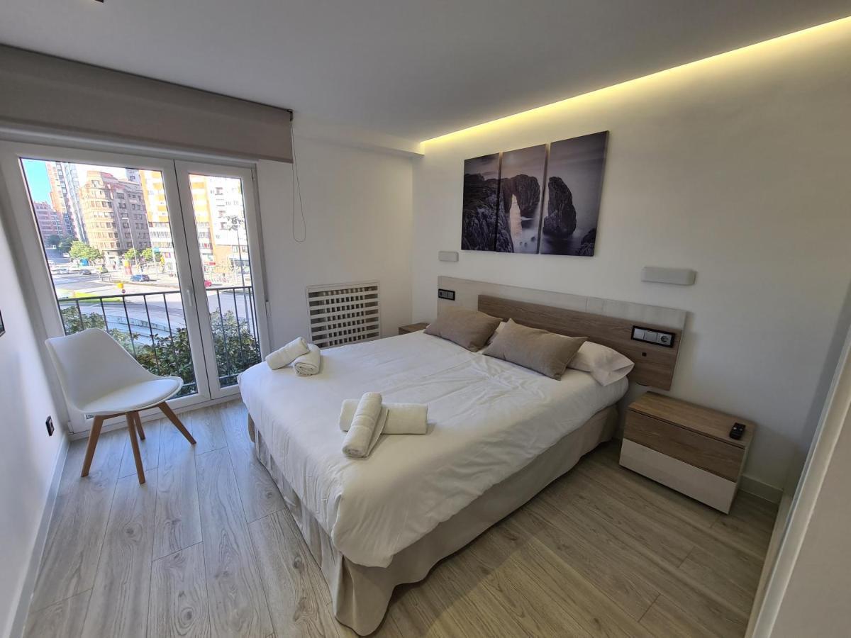 104A Apartamento Para 8 Personas Gijón Exteriör bild