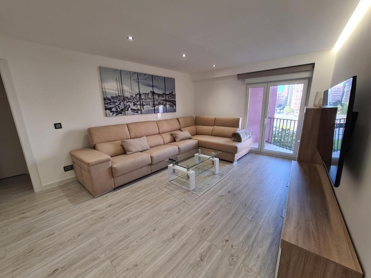 104A Apartamento Para 8 Personas Gijón Exteriör bild